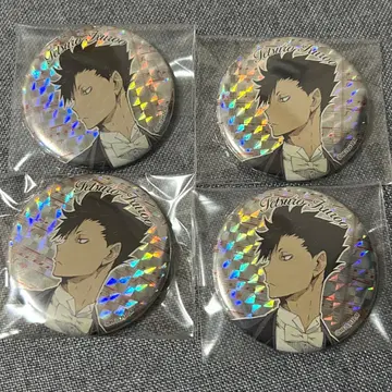 하이큐 콘서트 캔뱃지 쿠로오 테츠로