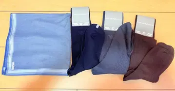 삭스 3켤레 세트와 손수건