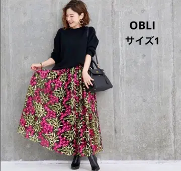 [새상품급] 오블리 OBLI 샤샤 스커트/사이즈 1