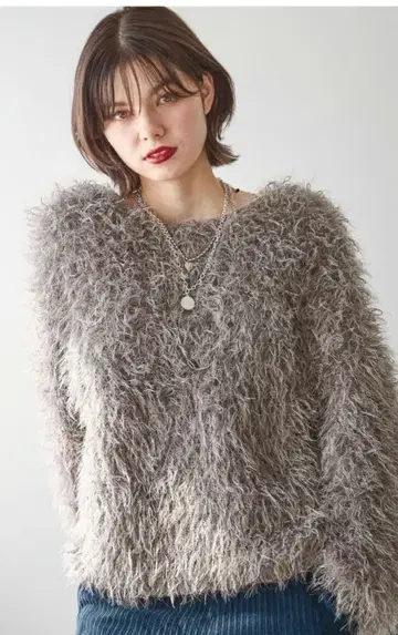 니코앤드 새상품급 페더얀 루프 니트