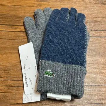 [ 미사용 새상품 ] LACOSTE 네이비 장갑