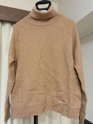 CABaN 캐시미어 터틀넥 스웨터 카멜 S