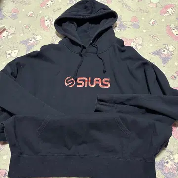 SIAS 네이비 후드 부착 후드티