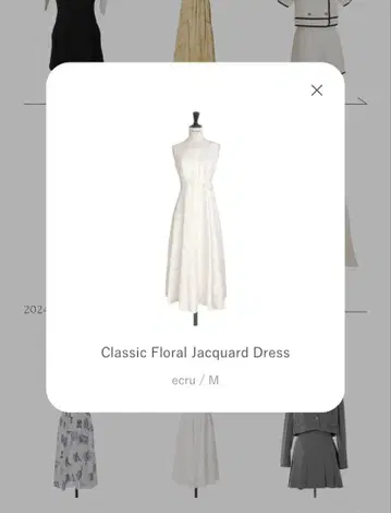 herlipto classic floral jacquard dress