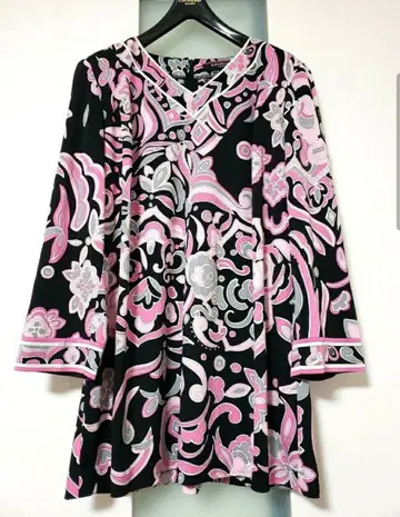 컨디션 최상 레오나르 칸칸 튜닉 루즈핏 40