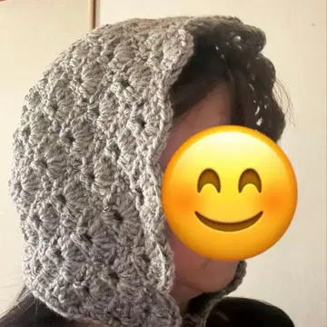 발라클라바 보닛 장미 보닛 핸드메이드 크로셰 뜨개질