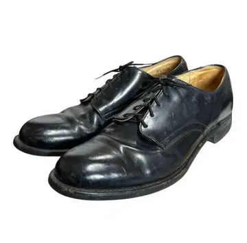 빈티지 80s 밀리터리 서비스 슈즈 가죽 슈즈 신발 9하프