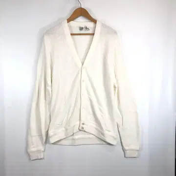 90s USA제 Palmland 아크릴 가디건 화이트 M 사이즈