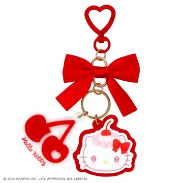 [ 새상품 ] 헬로키티 휘핑 체리 아크릴 키링 산리오