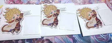 그랑블루 판타지 코너 아크릴 스탠드 시에테 3개 세트