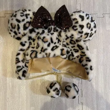 레오파드 무늬 팬캡