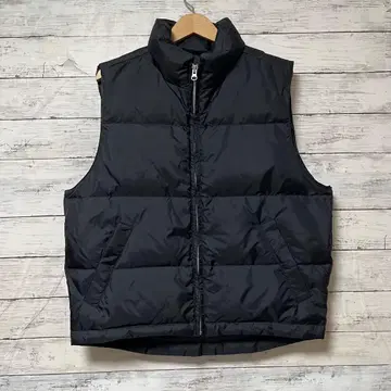 [ BARABO ] 다운 베스트 나일론 블랙