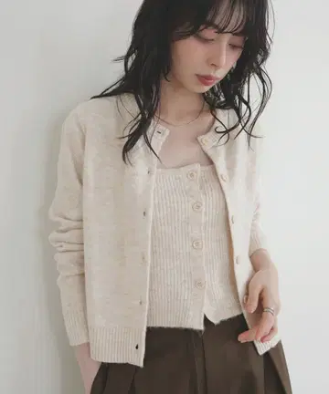 LIAN 뷔스티에 세트 니트 가디건