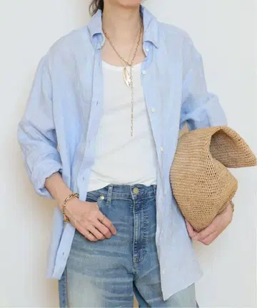 Deuxieme Classe * LINEN WASH CACHE 셔츠