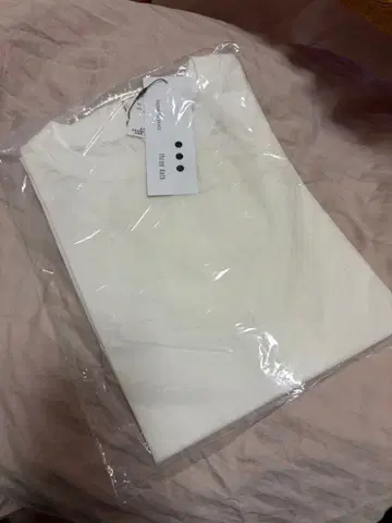 쓰리 도츠 반팔 티셔츠 화이트 사이즈 S