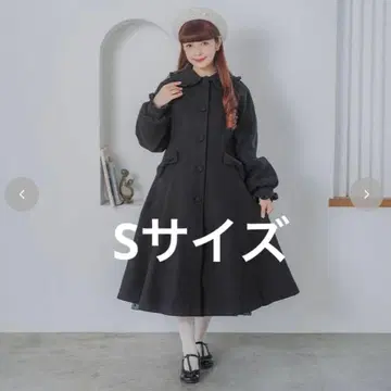 시마무라 아오키 미사코 코트 블랙