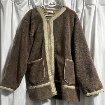 a lit r 보아 코트 자켓 XL 상당 비대칭