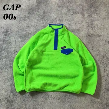 GAP 갭 스냅 T 플리스 네온 컬러 파타고니아 patagonia 그린