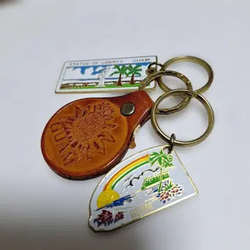 괌 자유의 여신상 키링 세트