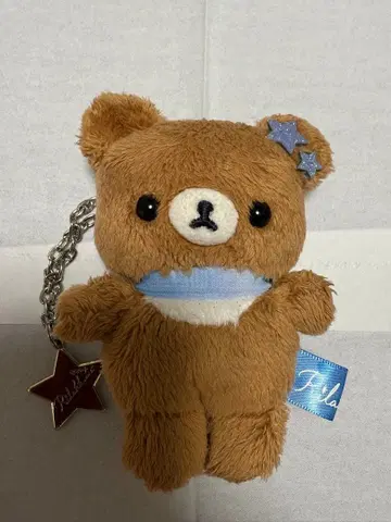 갈색 아기 곰 별이 쏟아지는 밤 매달리는 봉제 인형 1개