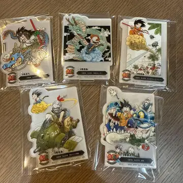 제일복권 드래곤볼 40주년 F상 ACLLECT 소년기 손오공 5종 세트