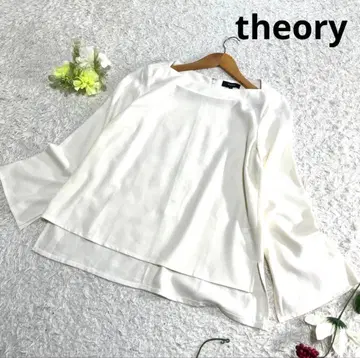 theory 라이트삭소니 블라우스 아이보리 S