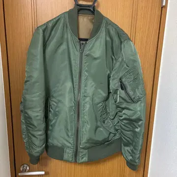 AIVREX MA-1 플라이트 자켓 올리브 그린