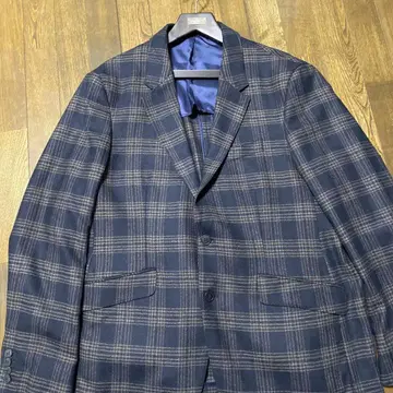 HACKETT 테일러드 자켓 48R 체크 무늬