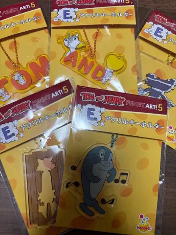 톰과 제리 아크릴 키링 5개 세트
