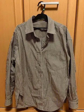 이번 시즌 신상 단시간만 사용 마라 스트라이프 셔츠 일본제