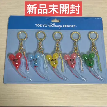 도쿄 디즈니 리조트 미키마우스 키링 5개 세트