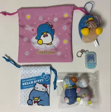 [ 8개 ] 턱시도샘 세트 피규어 복조리 산리오