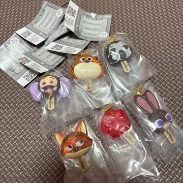 주토피아 아이스캔디 참 총 6종 컴플리트 아이스캔디