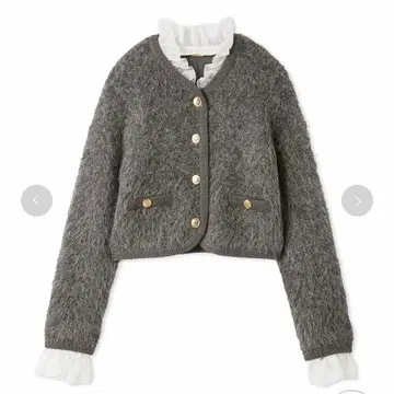 퍼라이크 프릴 니트 자켓 snidel 스나이델