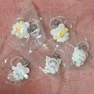 산리오 메지루시 액세서리 포근포근 스노우