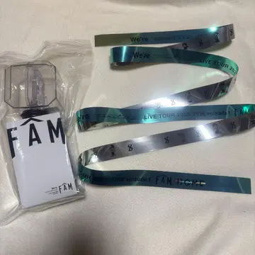 timelesz FAM 응원봉 은색 테이프 포함