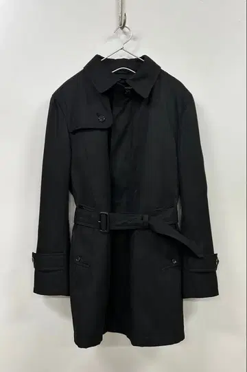 D'URBAN 블랙 트렌치코트 벨트 포함 라이너 탈부착 가능