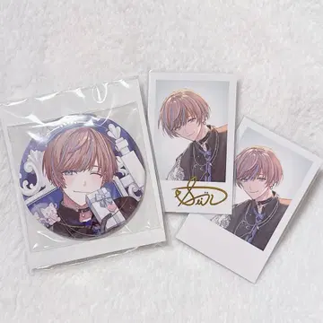 니지산지 세이블 생일 캔뱃지 데뷔 폴라로이드 금박 사인 BTB