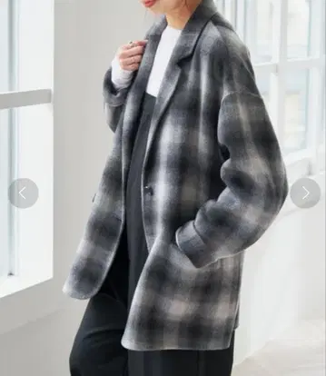 스픽 앤 스팬 울 믹스 리버 자켓