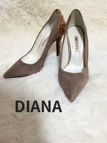 새상품급! DIANA 브라운 글리터 하이힐