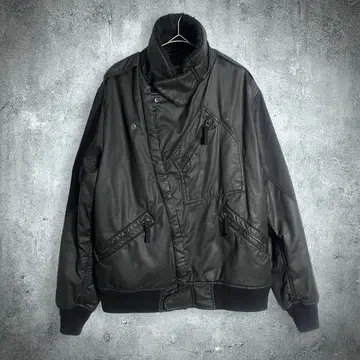 유니클로 플라이트 자켓 밀리터리 블루종 보아 블랙 XL 새상품급