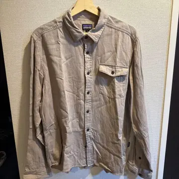 patagonia 오가닉 코튼 M 베이지 셔츠