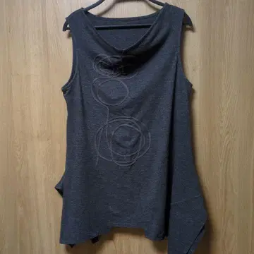 케이코시 슬리브리스 튜닉 그레이