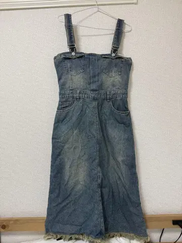 데님 살로펫 조정 가능 스트랩