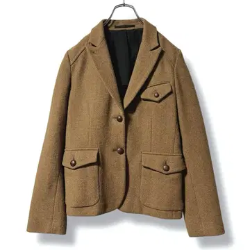 구택 호두 버튼 마가렛호웰 해리스 트위드 자켓 L