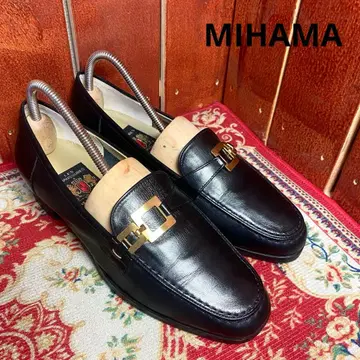 MIHAMA 로퍼 골드 금장 장식 23.5cm