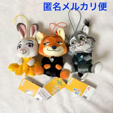 주토피아2 코텟토 펫탄 마스코트 3종 세트