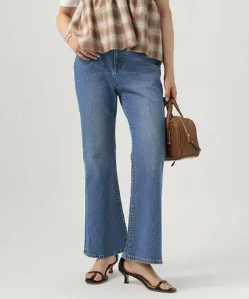 BAYFLOW (베이플로우) [허벅지 라인 깔끔] 쉐이프핏 플레어 데님