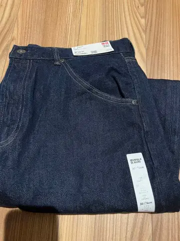 UNIQLO 배기 커브 청바지 네이비 30
