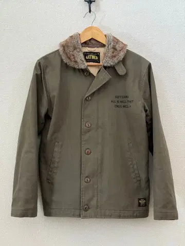 GATHER WORKS N-1 덱 자켓 보아 옷깃 사이즈 M